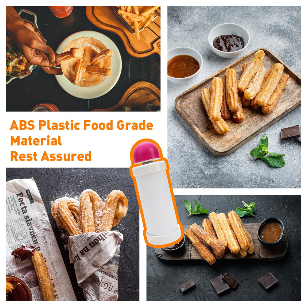 1pc DIY Manual Cookie Press Ma – Churros Maker Gun Bewertung und Preis