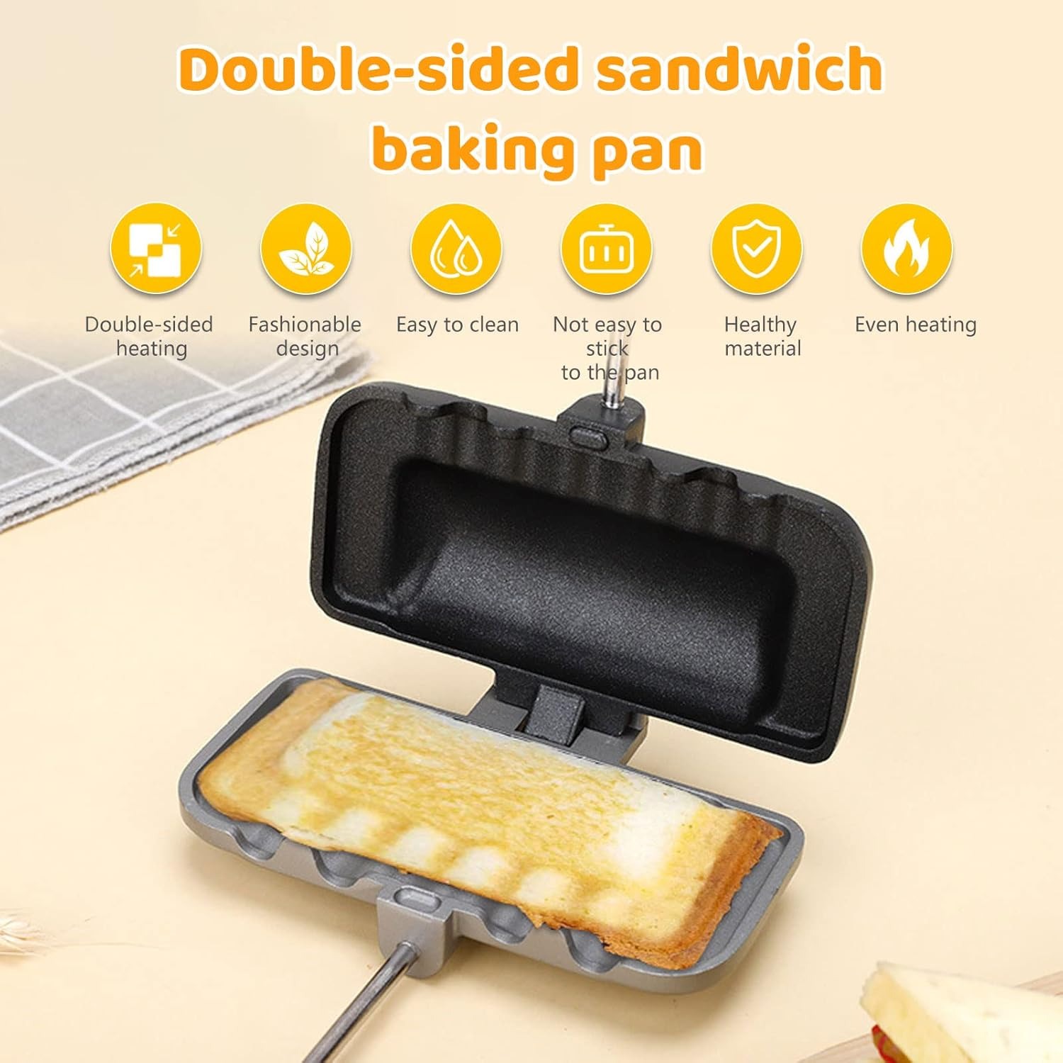 Hot Sandwich Maker, Double-Sid – Hot Dog Press Bewertung und Preis