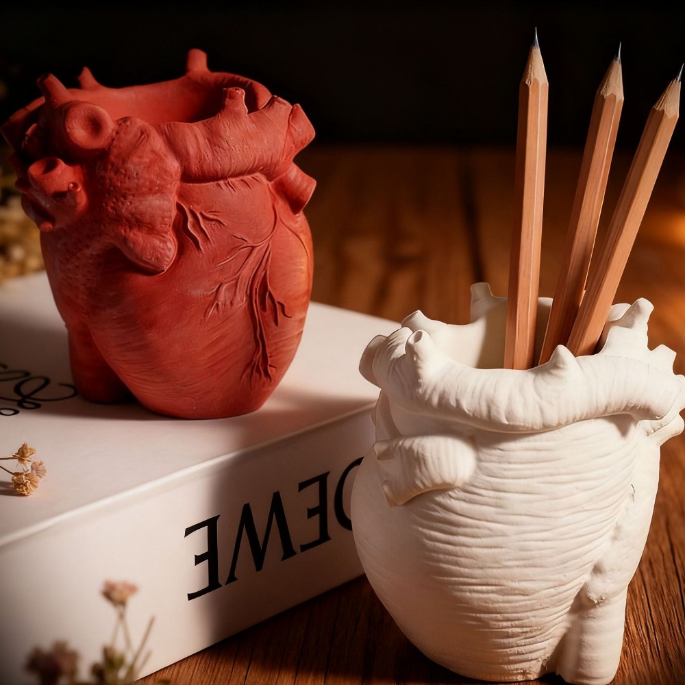 Heart Flowerpot Vase Resin Sil – Potsticker Mold Bewertung und Preis