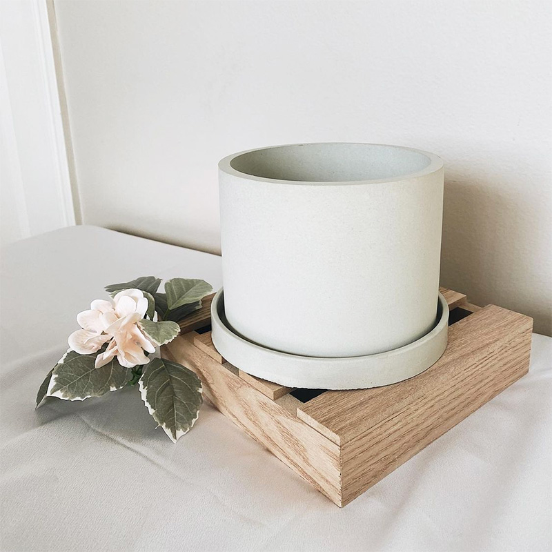 Large Round Flower Pot Cement  – Potsticker Mold Bewertung und Preis