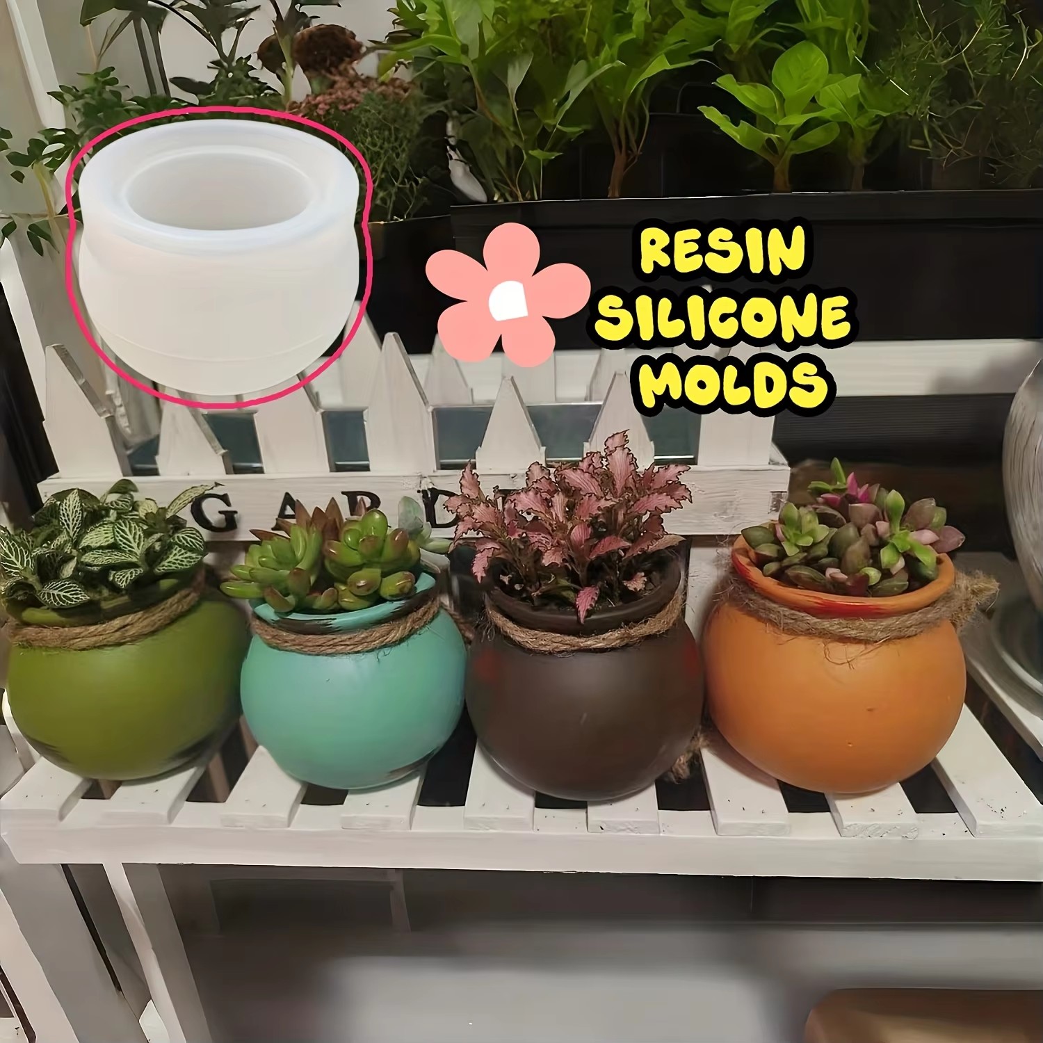 Silicone Flower Pot Molds, Res – Potsticker Mold Bewertung und Preis