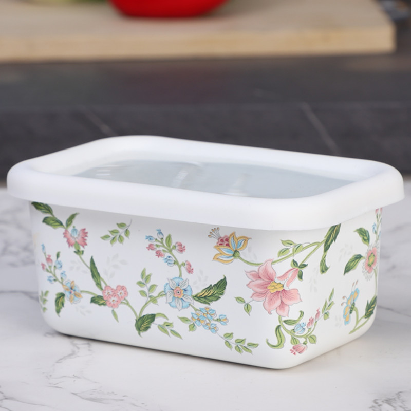 Enamel Salad Fruit Square Bowl – Dim Sum Basket Bewertung und Preis