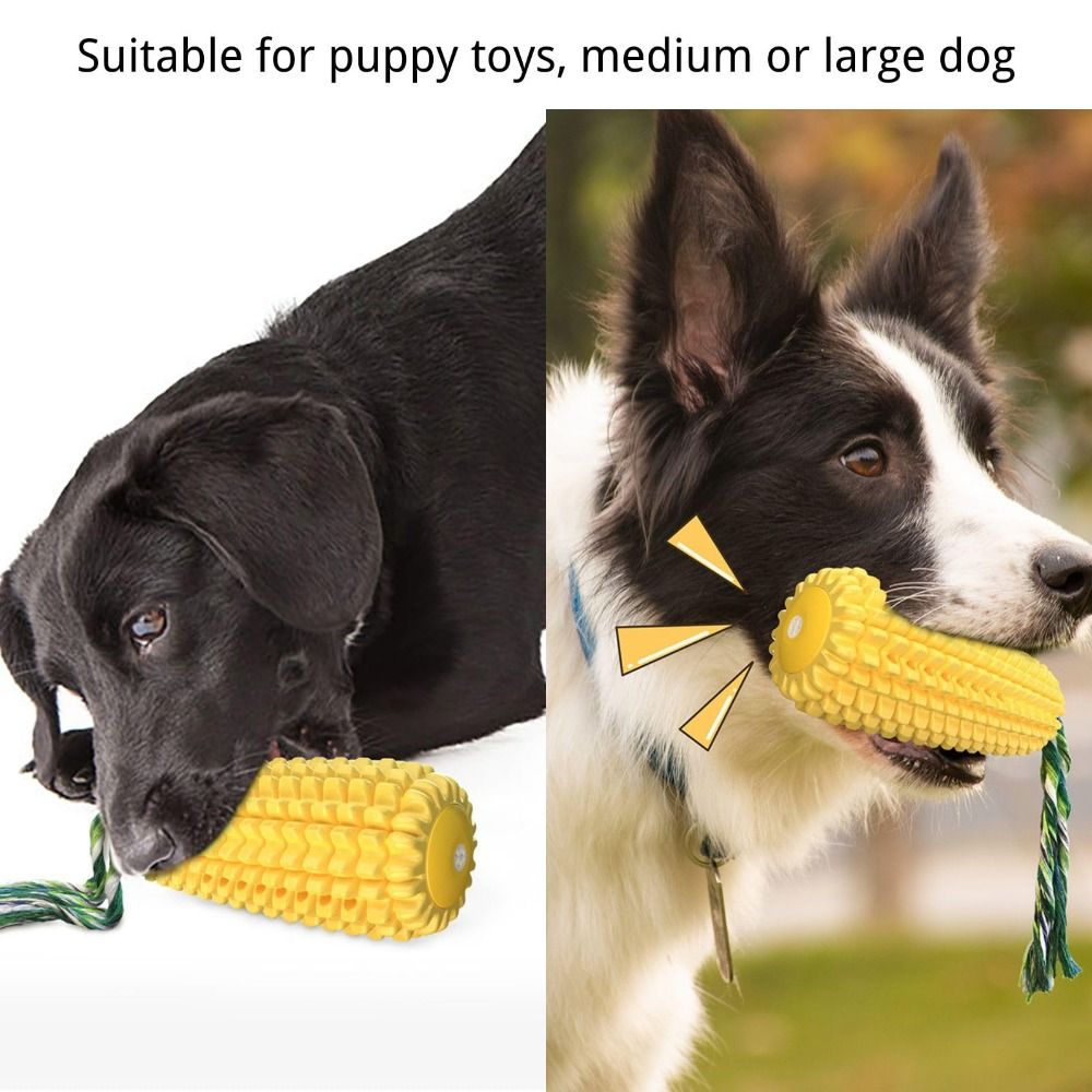 Tough Rubber Dog Chew Corn Sti – Corn Dog Stick Bewertung und Preis