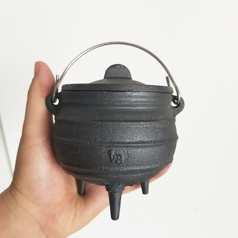 Medium 1/8# Cast Iron Cauldron – Cast Iron Corn Bewertung und Preis