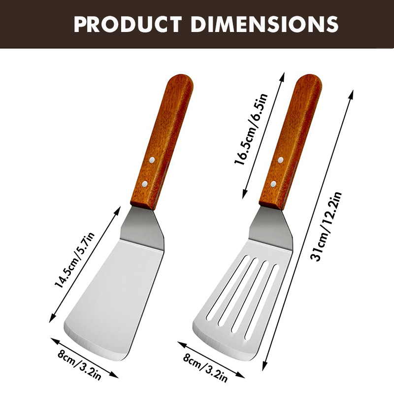Metal Spatulas for Cast Iron S – Okonomiyaki Spatula Bewertung und Preis