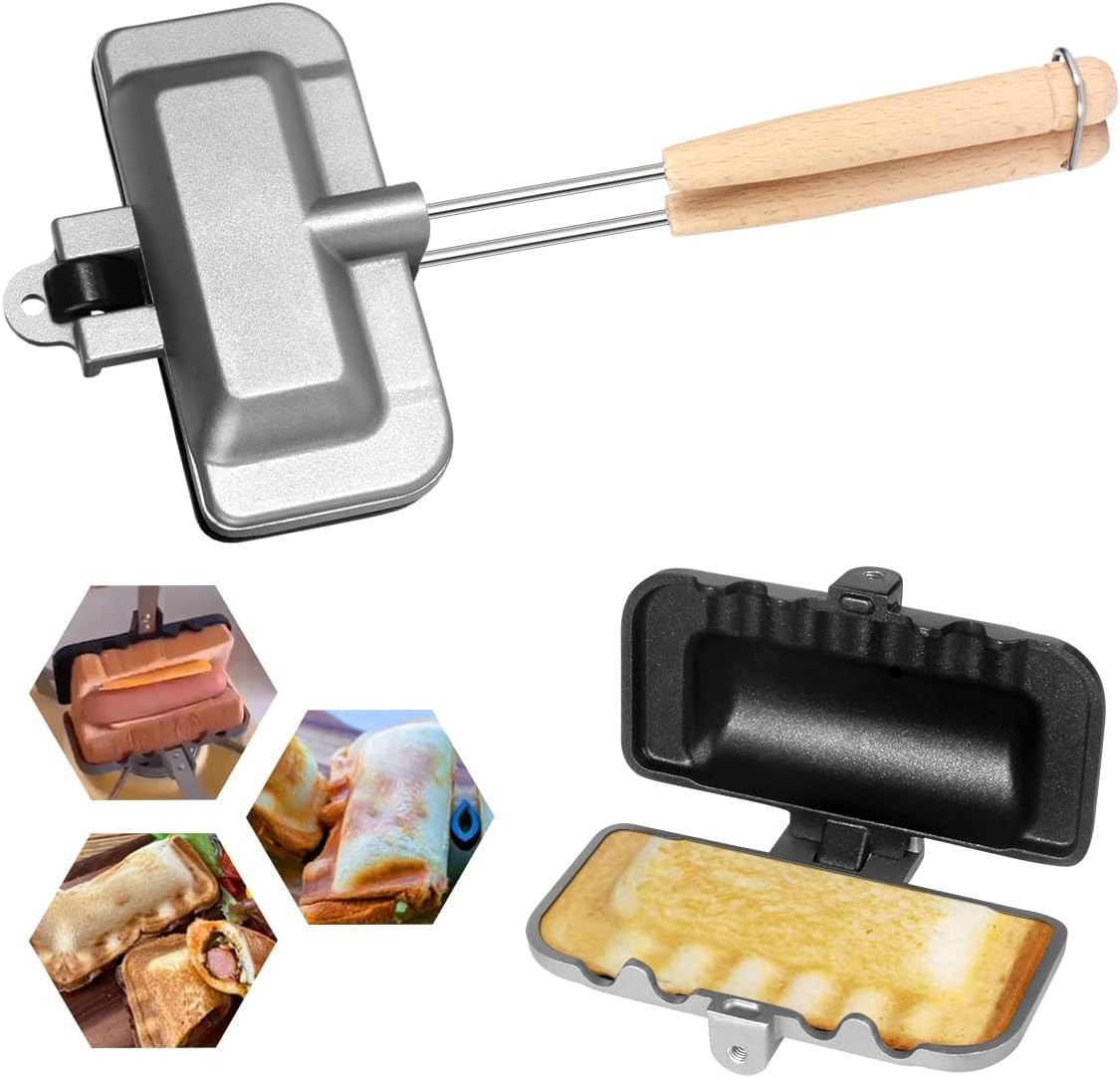 Double Sided Frying Pan, Sandw – Hot Dog Press Bewertung und Preis