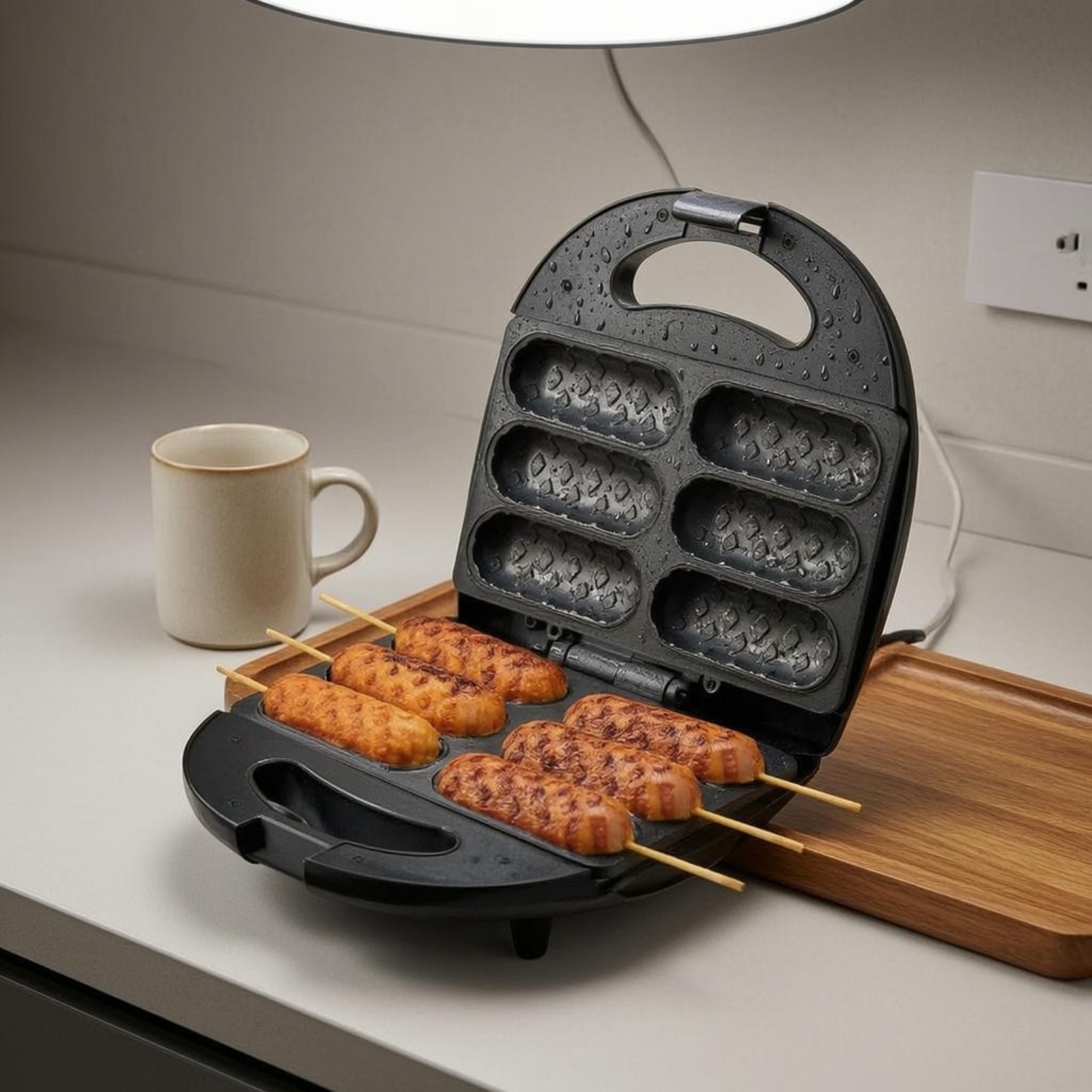 Corn Dog Maker Double-Sided He – Corn Dog Stick Bewertung und Preis