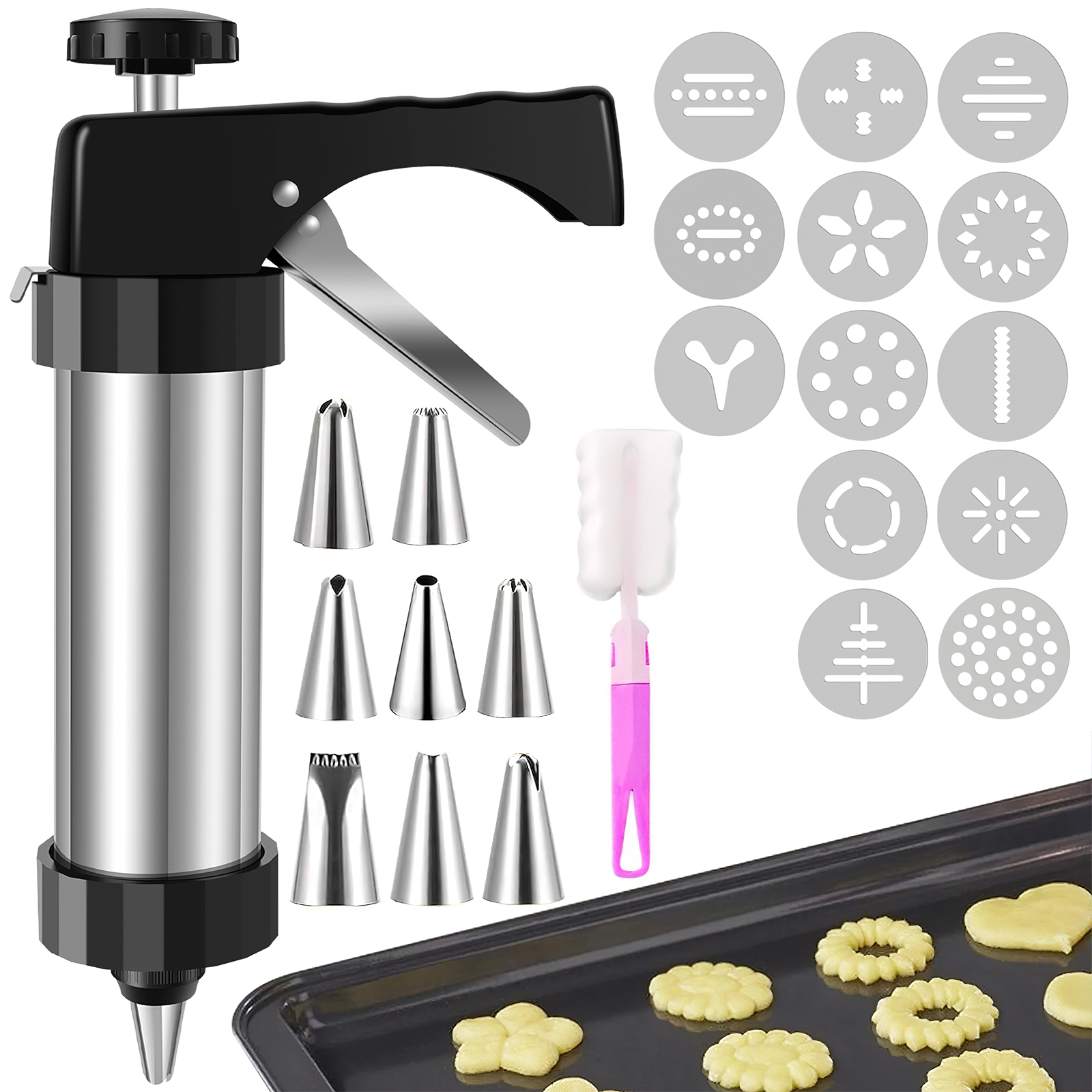 Cookie Maker Machine Stainless – Churros Maker Gun Bewertung und Preis