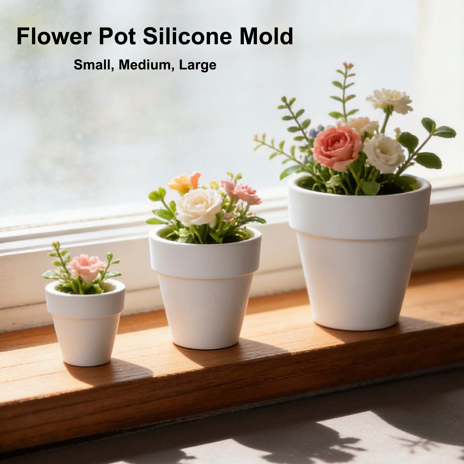 Flower Pot Silicone Molds, 3Pc – Potsticker Mold Bewertung und Preis