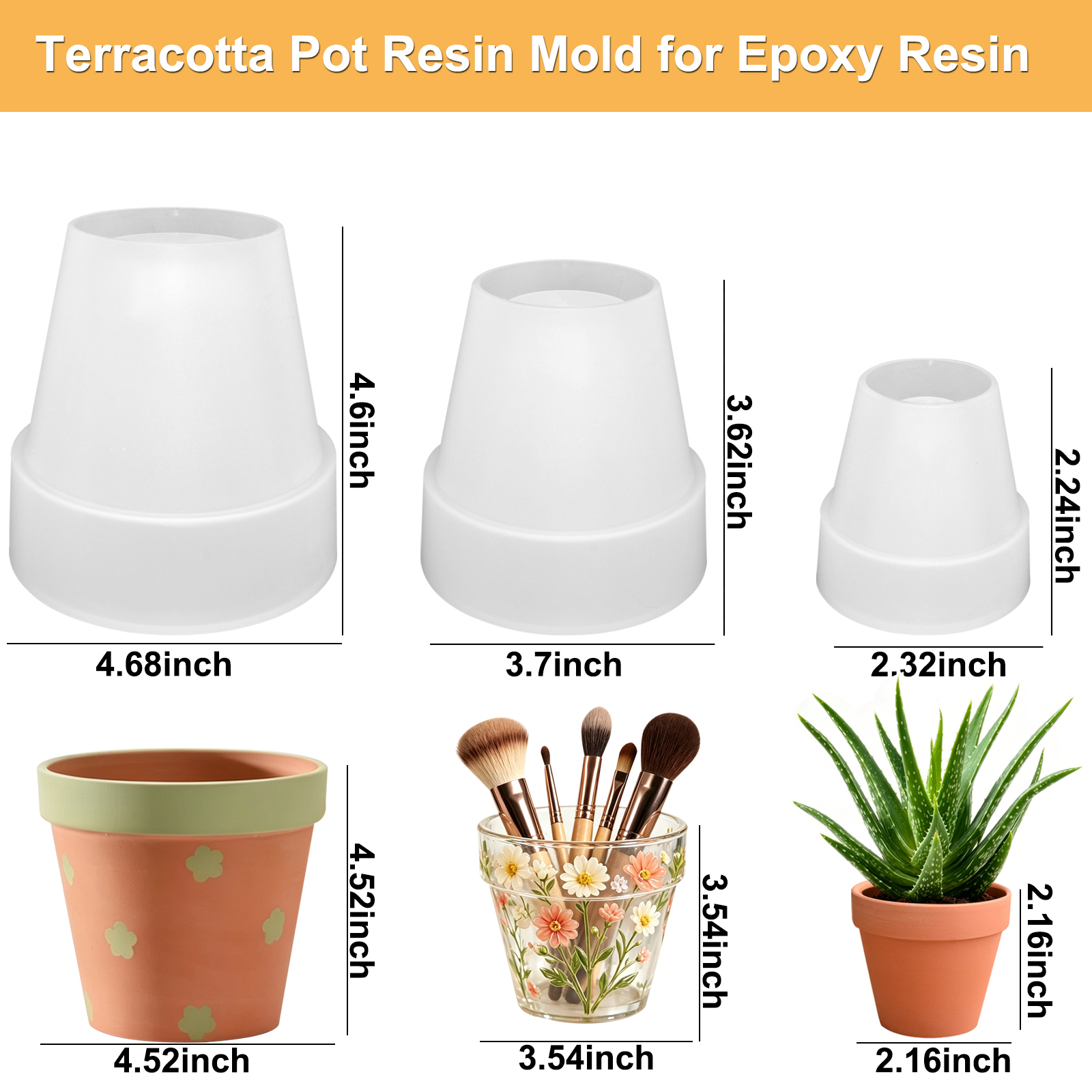 Flower Pot Silicone Molds, 3Pc – Potsticker Mold Bewertung und Preis