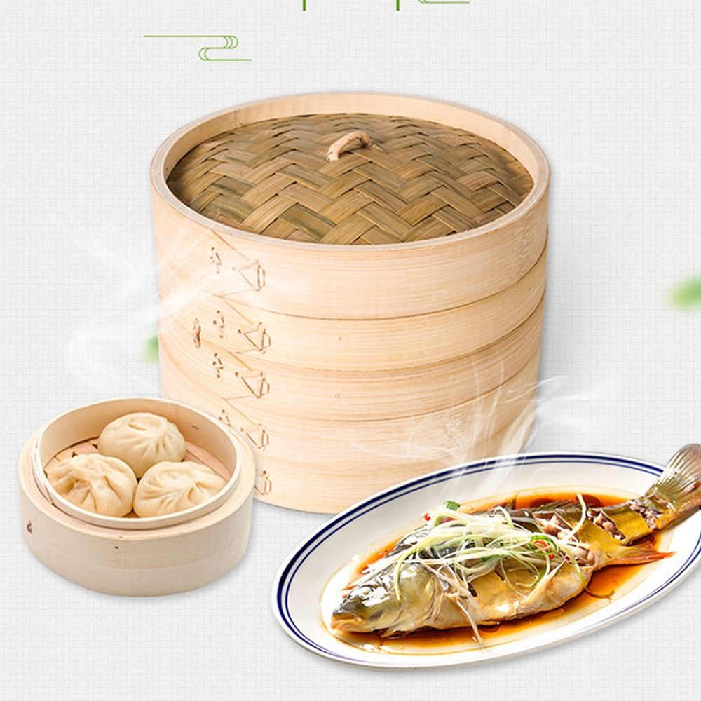 Bamboo Steamer Basket with Lid – Bao Steamer Bamboo Bewertung und Preis