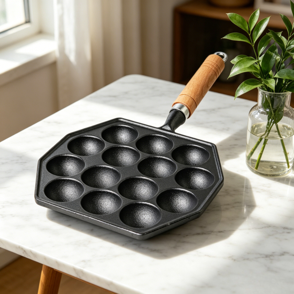 Cast Iron Takoyaki Pan – No-Co – Takoyaki Grill Plate Bewertung und Preis